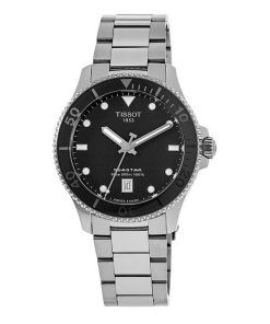 Tissot T-Sport Seastar 1000 Stainless Steel Black Dial Quartz Divers T120.210.11.051.00 300M Unisex Watch