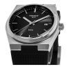 Tissot T-Classic PRX Rubber Strap Black Dial Quartz T137.410.17.051.00 100M Mens Watch