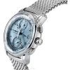 Zeppelin 100 Jahre Ed 1 Chronograph Ice Blue Dial Quartz 8670M4 Mens Watch