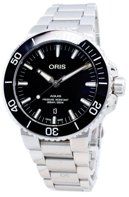 Oris Aquis Date 01-733-7730-4134-07-8-24-05PEB Automatic 300M Men's Watch