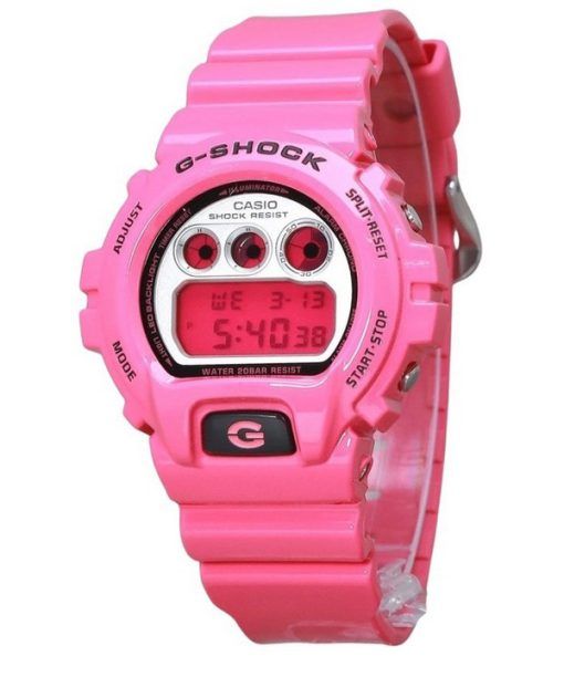 Casio G-Shock Digital Pink Bio Based Resin Quartz DW-6900RCS-4 200M Men's Watch