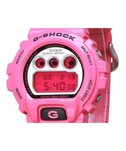 Casio G-Shock Digital Pink Bio Based Resin Quartz DW-6900RCS-4 200M Men's Watch