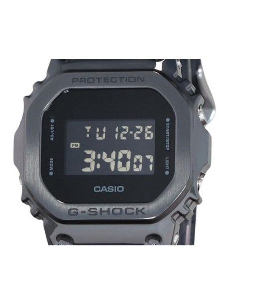 Casio G-Shock Digital Metal Bezel Resin Strap Quartz GM-5600UB-1 200M Men's Watch
