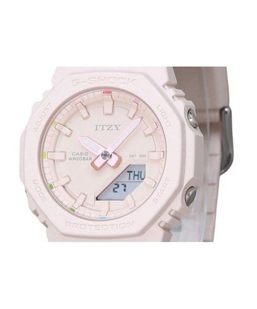 Casio G-Shock Analog Digital ITZY Collaboration Light Pink Dial Quartz GMA-P2100IT-4A 200M Ladies's Watch