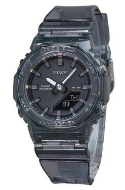 Casio G-Shock Analog Digital ITZY Collaboration Black Dial Quartz GMA-P2100ZY-1A 200M Ladies's Watch