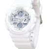 Casio G-Shock Analog Digital Bio Based White Resin Strap Silver Dial Quartz GMA-S140VA-7A 200M Women's Watch