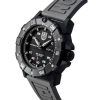 Luminox Master Carbon SEAL Grey Rubber Strap Black Dial Swiss Automatic Diver's XS.3862 200M Men's Watch