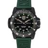 Luminox Master Carbon SEAL Green Rubber Strap Black Dial Swiss Automatic Diver's XS.3877 200M Men's Watch