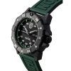 Luminox Master Carbon SEAL Green Rubber Strap Black Dial Swiss Automatic Diver's XS.3877 200M Men's Watch