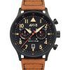AVI-8 Hawker Hurricane Carey Dual Time Debden Black Dial Quartz AV-4088-03 Men's Watch