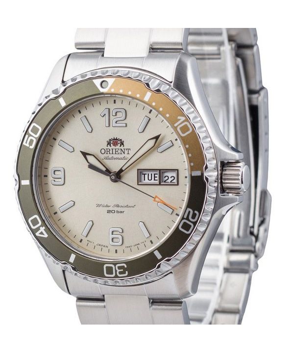 Orient Mako III Kamasu Stainless Steel Silver Dial Automatic Diver's RA-AA0821S19B 200M Men's Watch