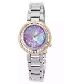 Citizen L Arcly Eco-Drive Diamond Accents Stainless Steel Pink Mother Of Pearl Dial EM1114-80Y Women's Watch