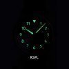 Ratio Skysurfer Pilot Black Textured Dial Leather Automatic RTS303 200M Mens Watch