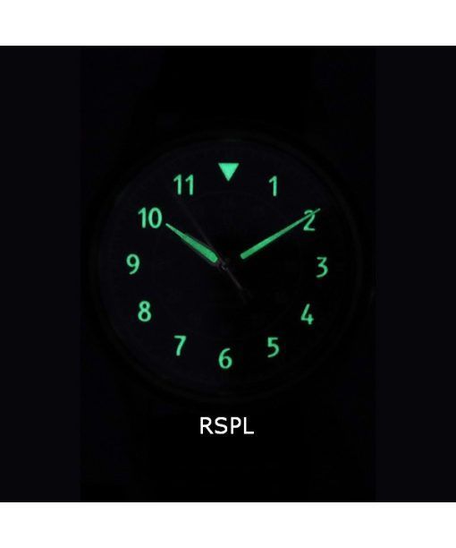 Ratio Skysurfer Pilot Black Sunray Dial Leather Automatic RTS314 200M Mens Watch