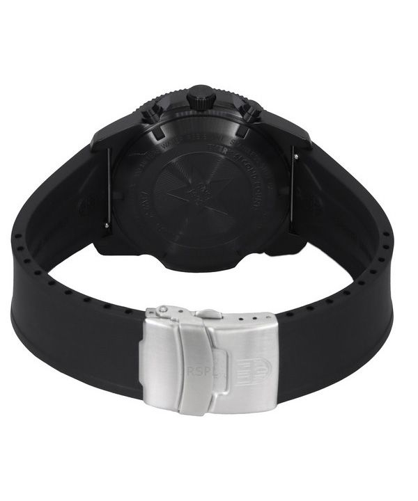 Luminox Pacific Diver Chronograph Rubber Strap Black Dial Quartz XS.3141.BO 200M Men's Watch