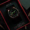 AVI-8 Hawker Hurricane Classic Chronograph D-Day 80 Limited Edition Gold Black Dial Quartz AV-4011-1D Men's Watch