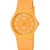 Casio POP Analog Bio Based Resin Strap Orange Dial Quartz MQ-24B-9B Unisex Watch