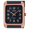 Casio Standard Analog Resin Strap Black Dial Quartz MTP-B175-5BV Men's Watch