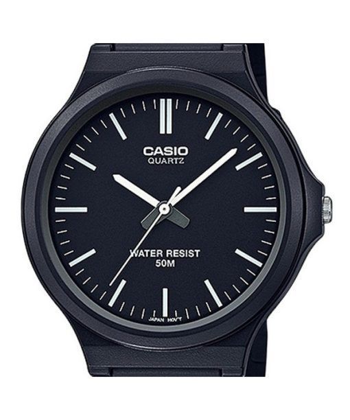 Casio Youth Analog Resin Strap Black Dial Quartz MW-240-1EV Men's Watch