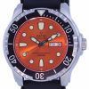 Ratio FreeDiver Orange Dial PU Strap Quartz 48HA90-02-ORG 500m Mens Watch