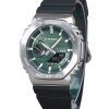 Casio G-Shock G-Steel Analog Digital Smartphone Link Resin Strap Green Dial Tough Solar GBM-2100A-1A3 200M Mens Watch