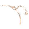 Swarovski Hyperbola Infinity And Heart Mixed Metal Finish And Zirconia Bangle 5518869 For Women