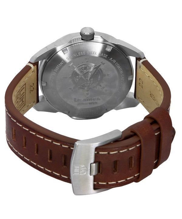 Luminox Atacama Adventurer Field Leather Strap Blue Dial Quartz Diver's XL.1763 200M Men's Watch