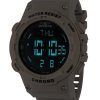 Invicta Racing Digital Chronograph Polyurethane Strap Black Dial Quartz 47526 100M Mens Watch