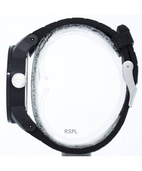 Refurbished Diesel Silicone Strap Black Dial Quartz DZ1437 Men's Watch