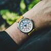 AVI-8 Flyboy Wingman Worldtimer GMT Automatic Sand Green Strap Cream Dial AV-4120-02 Men's Watch With Extra Strap
