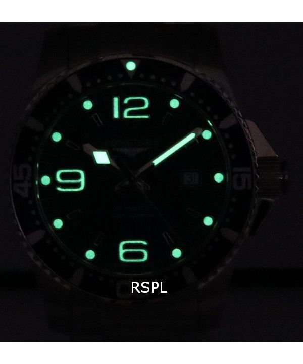 Longines HydroConquest Sunray Blue With Super-LumiNova Dial Automatic Divers L3.841.4.96.6 300M Mens Watch