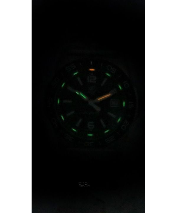 Luminox Pacific Diver Ripple Stainless Steel Black Dial Swiss Quartz Diver's XS.3122M 200M Men's Watch