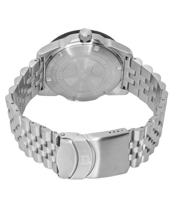 Luminox Pacific Diver Ripple Stainless Steel Black Dial Swiss Quartz Diver's XS.3122M 200M Men's Watch