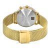 Zeppelin LZ 129 Hindenburg Moon Phase Gold Tone Stainless Steel Blue Dial Quartz 7039M2 Men's Watch