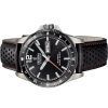 Festina Titanium Leather Strap Black Dial Quartz F20699-4 100M Men's Watch