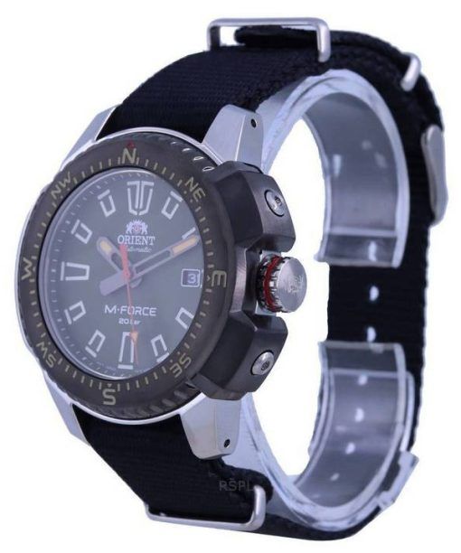 Orient M-Force Green Dial Stainless Steel Automatic Divers RA-AC0N03E10B 200M Mens Watch