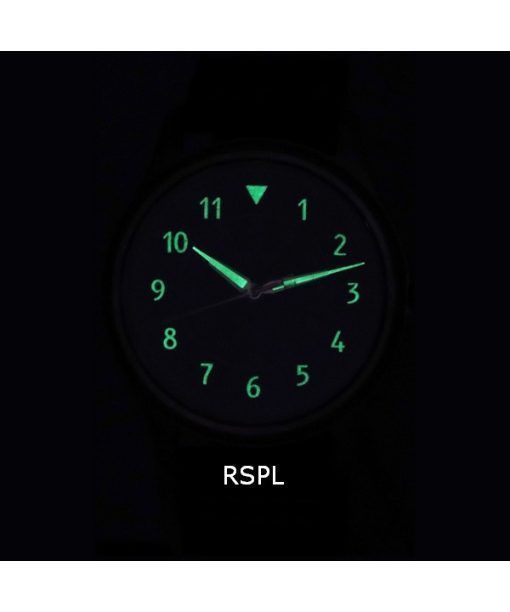 Ratio Skysurfer Pilot Blue Sunray Dial Leather Automatic RTS309 200M Mens Watch