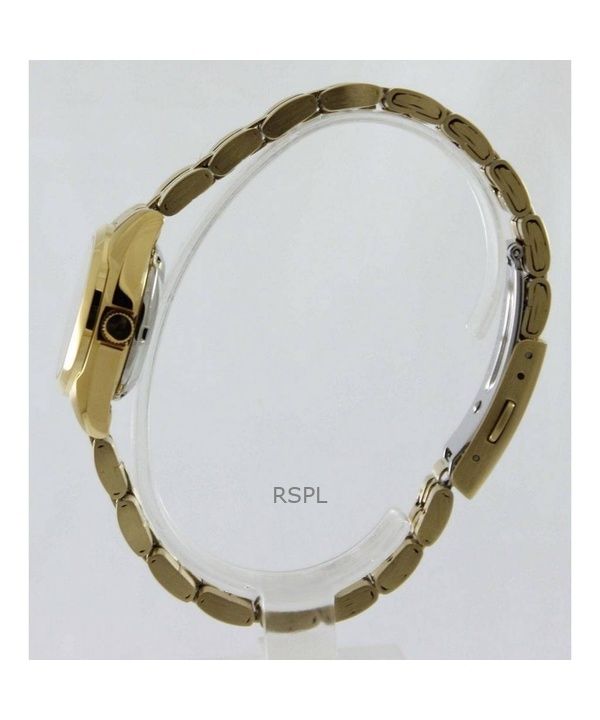 Refurbished Seiko 5 Gold Tone Stainless Steel Gold Dial Automatic SYMA38K1 Women's Watch