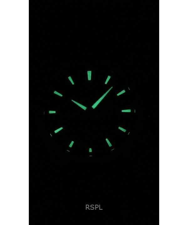 Casio Edifice Slim Line Analog Chronograph Stainless Steel Green Dial Solar EFS-S570D-3A 100M Men's Watch