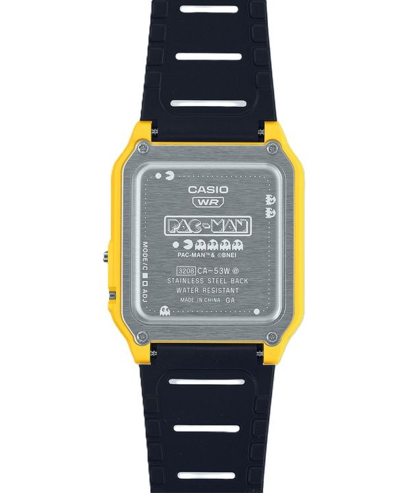 Casio Standard Digital PAC-MAN Collaboration Bio-Based Resin Strap Quartz CA-53WPC-1B Unisex Watch
