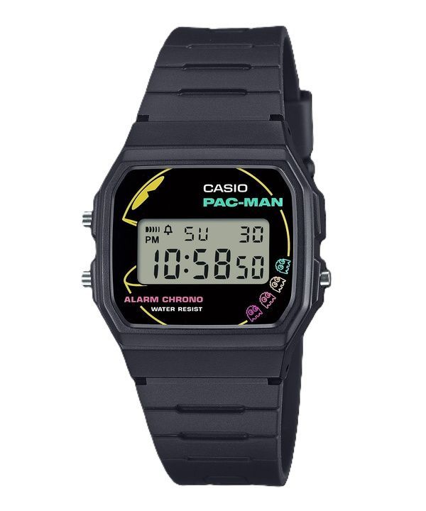 Casio Standard Digital PAC-MAN Collaboration Bio-Based Resin Strap Quartz F-91WPC-1A Unisex Watch