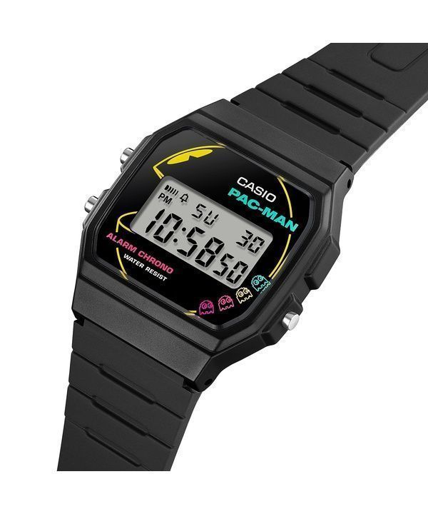 Casio Standard Digital PAC-MAN Collaboration Bio-Based Resin Strap Quartz F-91WPC-1A Unisex Watch