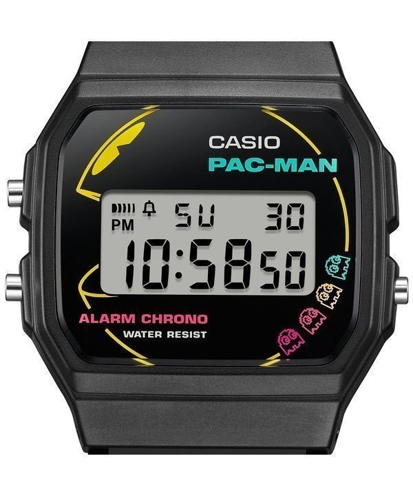 Casio Standard Digital PAC-MAN Collaboration Bio-Based Resin Strap Quartz F-91WPC-1A Unisex Watch