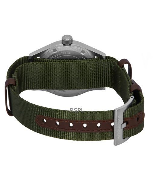 Hamilton Khaki Field Textile Strap White Dial Quartz H69401910 Unisex Watch