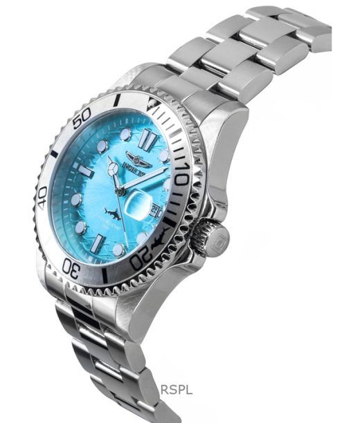 Invicta Pro Diver Stainless Steel Light Blue Dial Quartz 44715 100M Men's Watch
