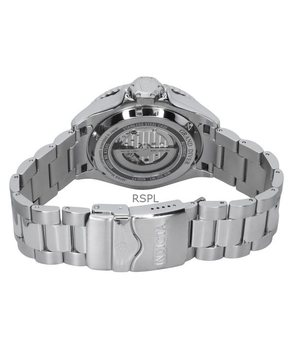 Invicta Grand Diver Stainless Steel Blue And Silver Dial Automatic 47545 300M Men's Watch