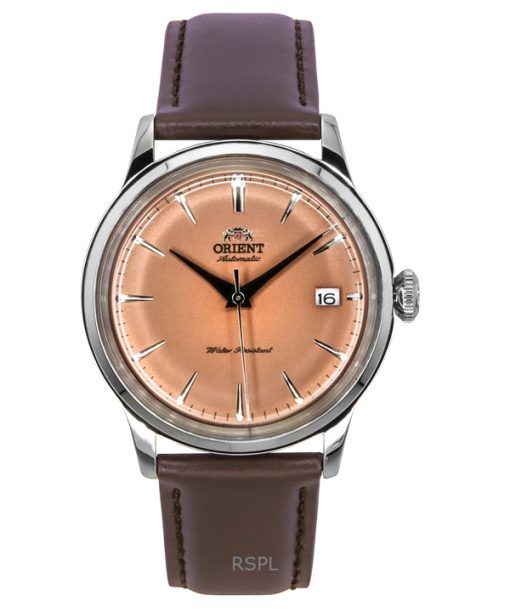 Orient Bambino Limited Edition Leather Strap Copper Dial Automatic RA-AC0M15Y Men's Watch