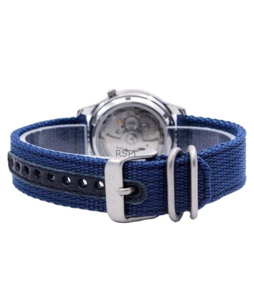 Refurbished Seiko 5 Military Nylon Strap Blue Dial Automatic 21 Jewels SNK807K2 Men's Watch