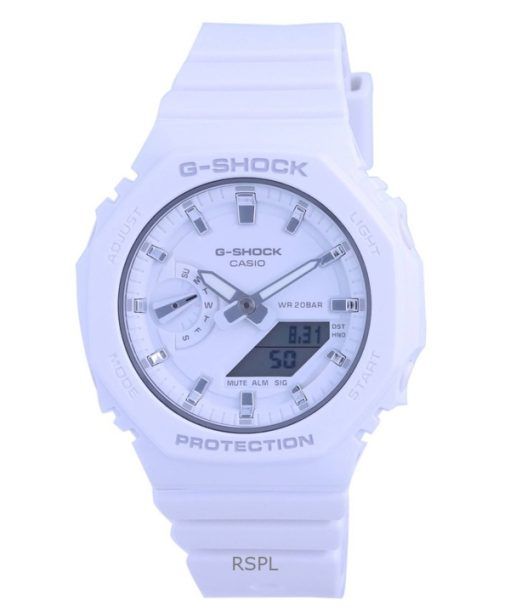 Refurbished Casio G-Shock Analog Digital Resin Strap White Dial Quartz GMA-S2100-7A 200M Women's Watch