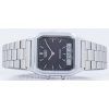 Refurbished Casio Vintage Analog Digital Stainless Steel Black Dial AQ-230A-1DHDF Unisex Watch